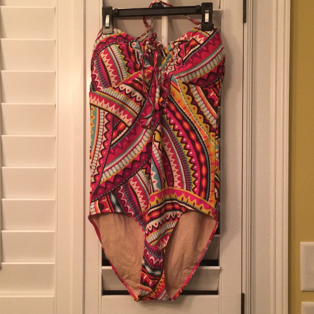 Delia’s Multicolor One-piece swimsuit // sz XL